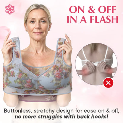 ElleBloom - Ice Silk Lace Cooling Comfort Bra
